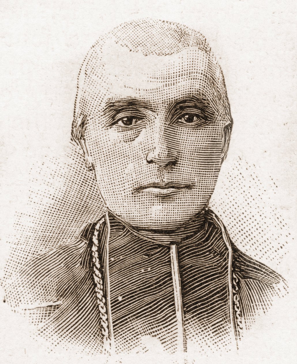 Academy Francaisen jäsenet vuonna 1895: muotokuva kardinaali Adolphe Perraud