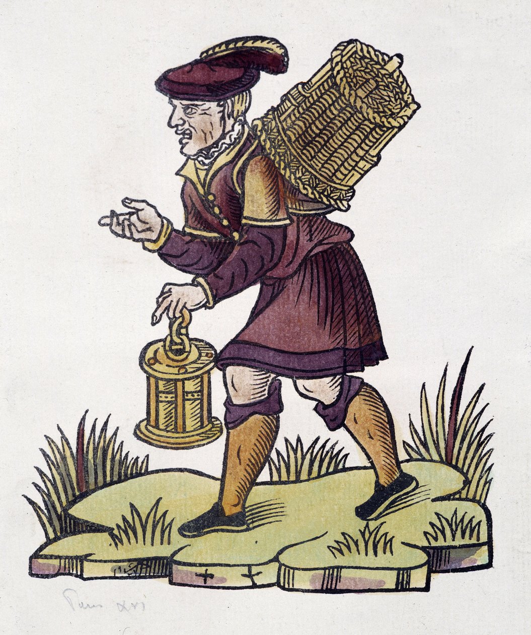 Unohdettu kauppias vuonna 1735 Pariisissa tekijältä Unknown artist