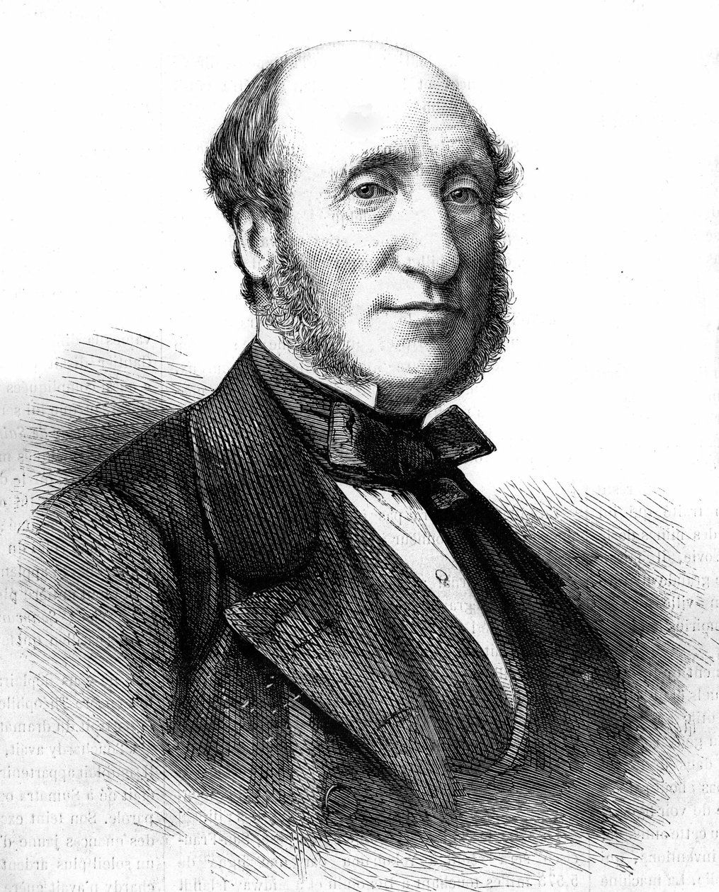 Michel Chevalier. Ranskalainen taloustieteilijä ja poliitikko (1806-1879). tekijältä Unknown artist