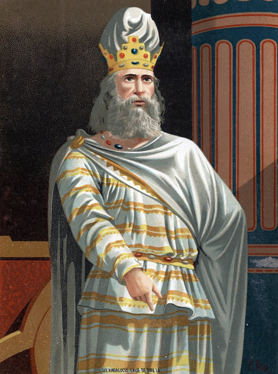 Mithridate VI Eupator kutsutaan Suureksi (jaeet 132-63 eKr.), Pontin kuninkaaksi. "" juhlittujen miesten ja naisten" jälkeen" Barcelona tekijältä Unknown artist