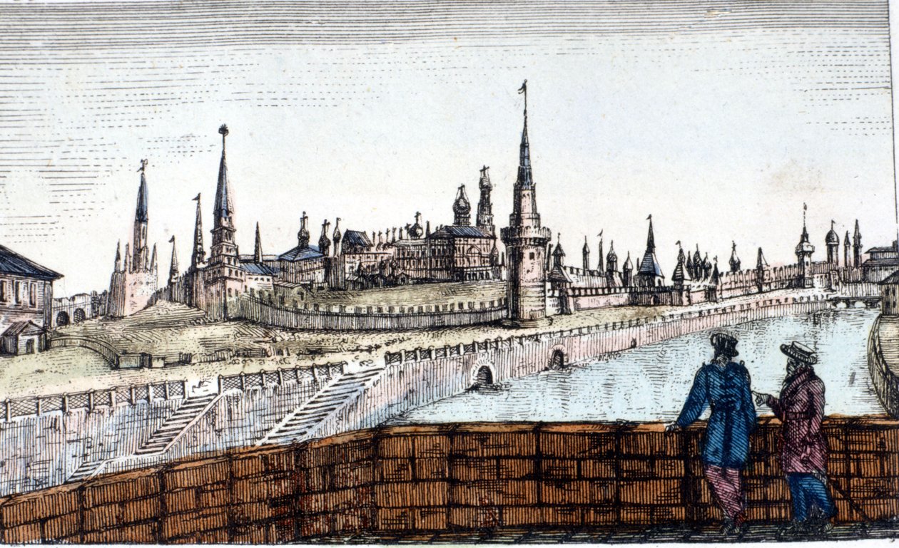 Moskova, Moskova. Kaiverrus tekijältä Unknown artist