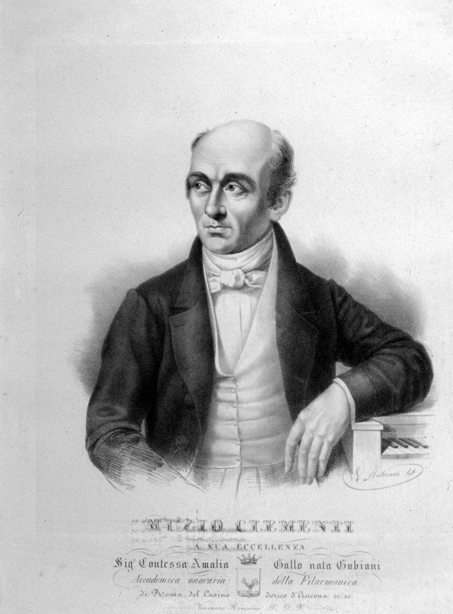 Muzio Clementi (1752-1832), italialainen pianisti ja säveltäjä tekijältä Unknown artist