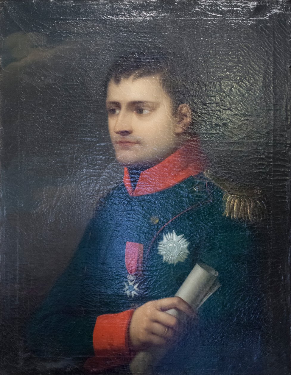 Napoleon I, Ranskan keisari ja Italian kuningas, 1800-luvun alku (öljy kankaalle) tekijältä Unknown artist