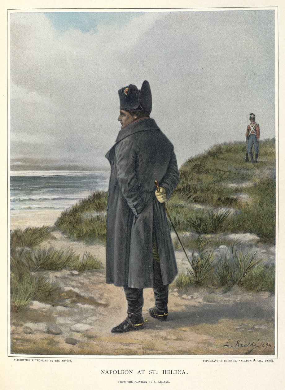 Napoleon St. Helenassa tekijältä Unknown artist