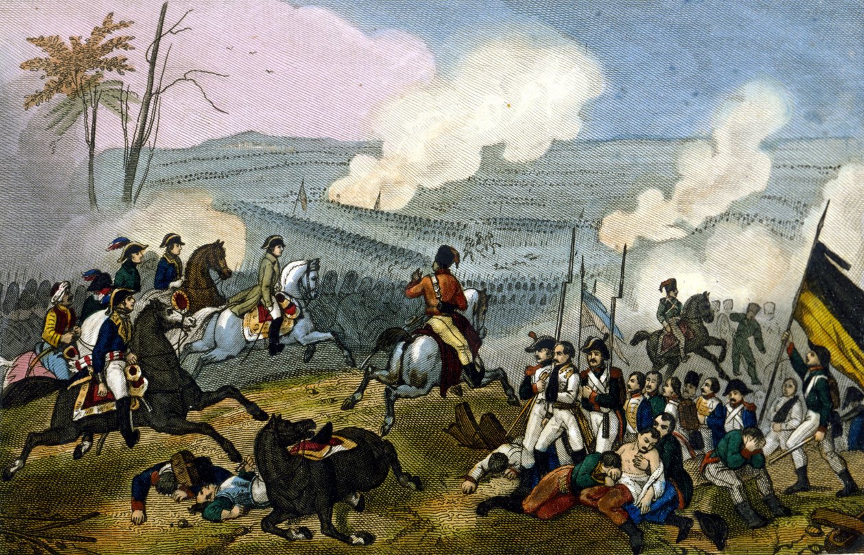 Napoleon Marengon taistelussa itävaltalaisia vastaan kesäkuussa 1800. tekijältä Unknown artist