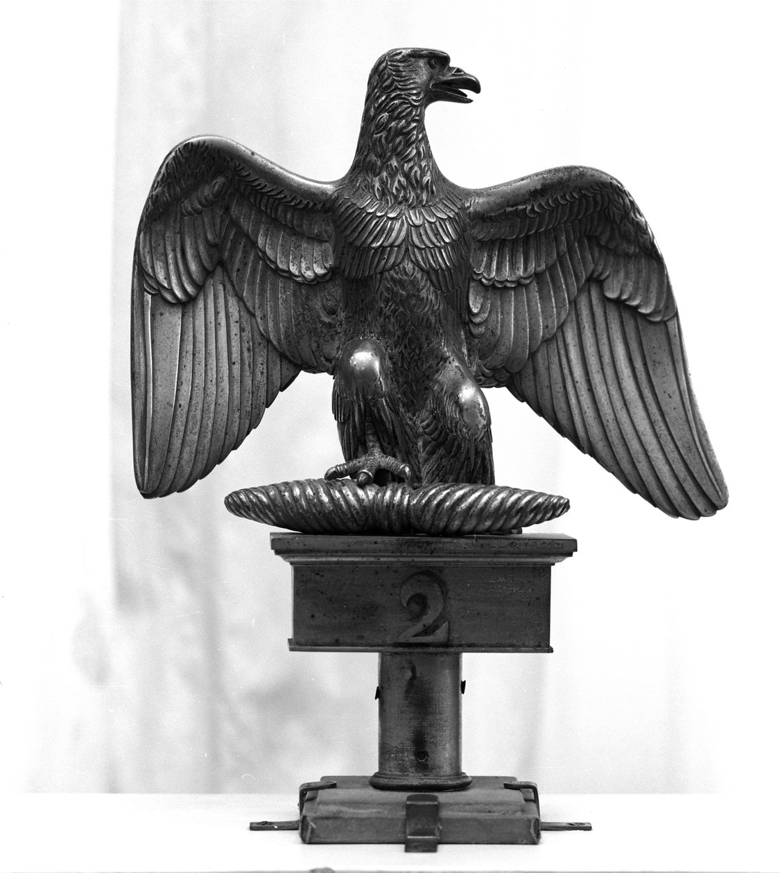 Napoleonin sodat: Venäjän kampanjan aikana käytetty lippuvarsi. Milano, Museo del Risorgimento. tekijältä Unknown artist