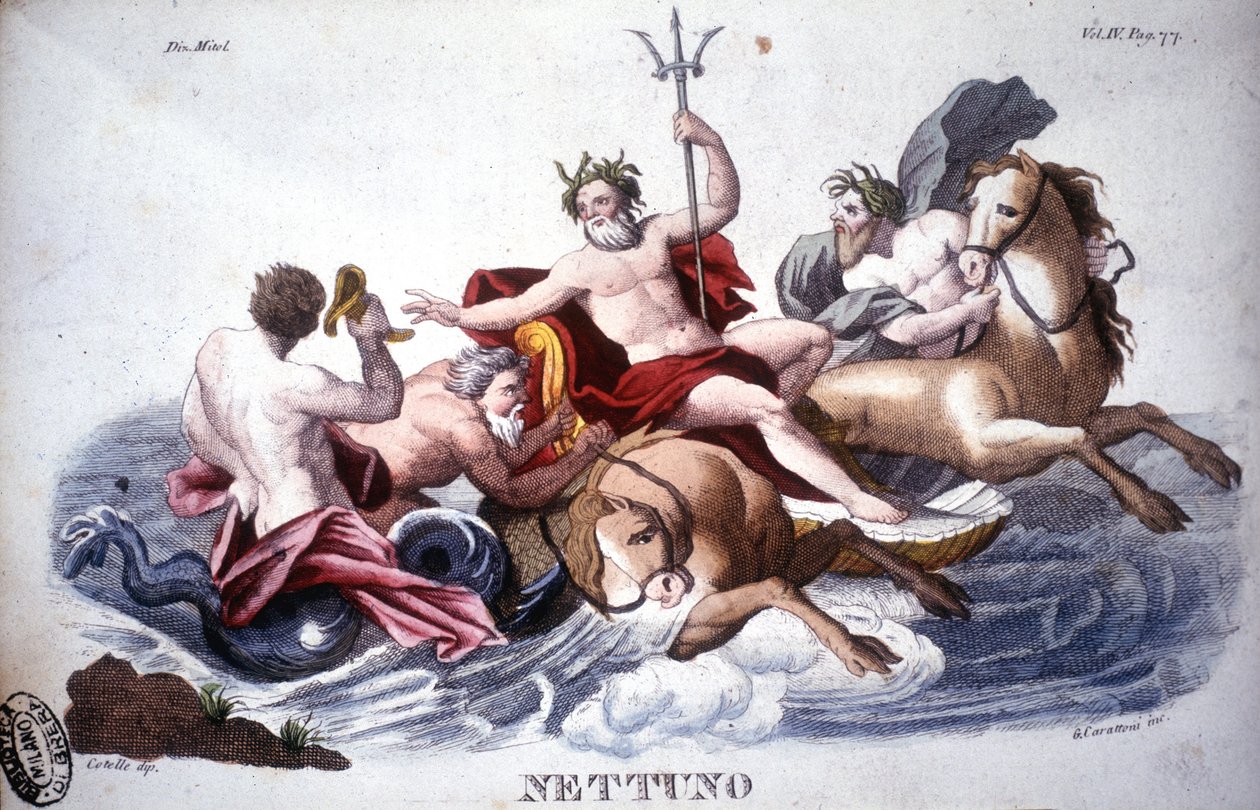 Neptunus - kaiverrus tekijältä Unknown artist