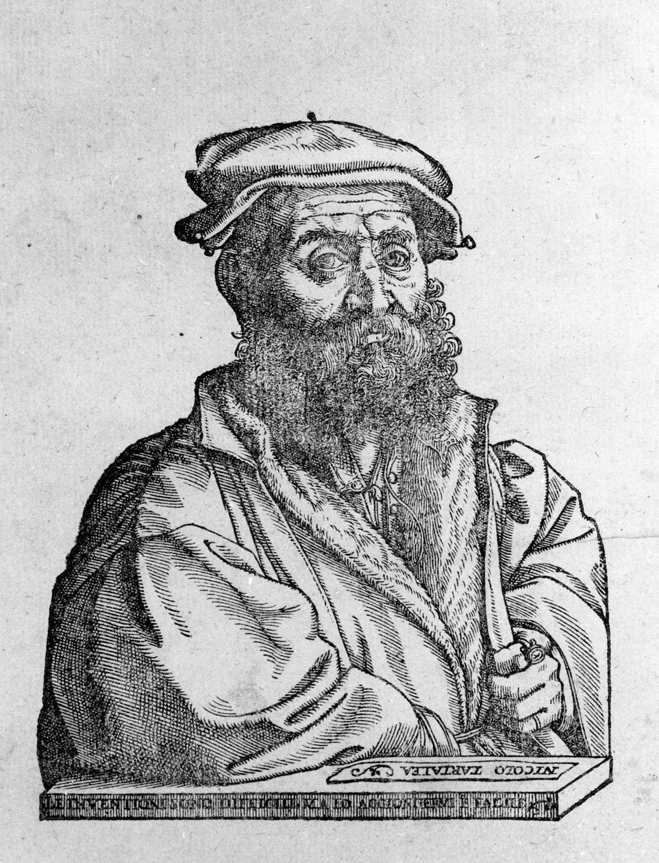 Nicolo (Niccolo) Tartaglia (1499 - 1557) italialainen matemaatikko. tekijältä Unknown artist