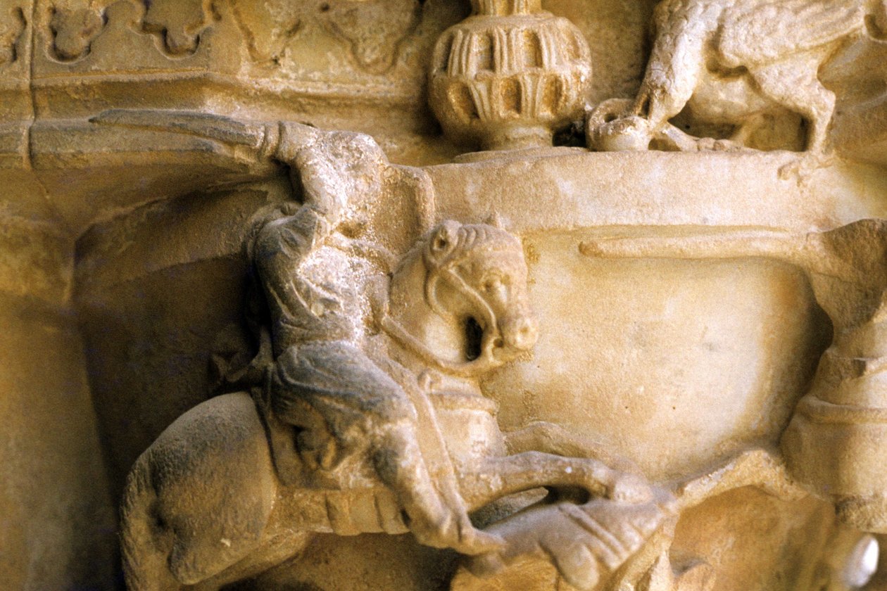 Norman Art in Monreale (Sisilia): Cloitre des Benedictinsin pääkaupungit. tekijältä Unknown artist
