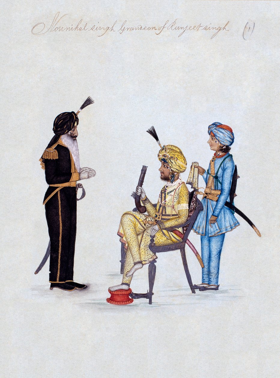 "Nounihal Singh Ranjeet Singhin pojanpoika" tekijältä Unknown artist