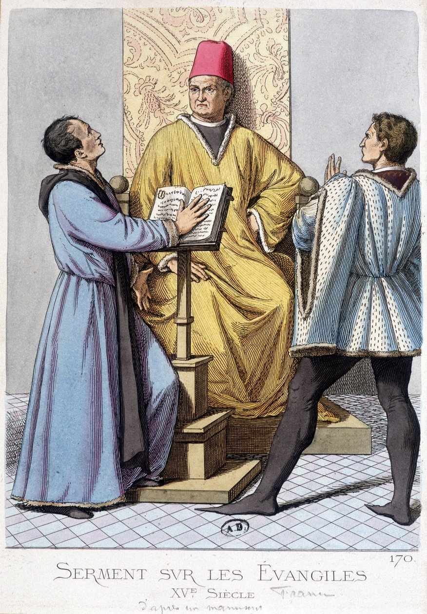 Evankeliumivala, Ranska 1400-luku. tekijältä Unknown artist