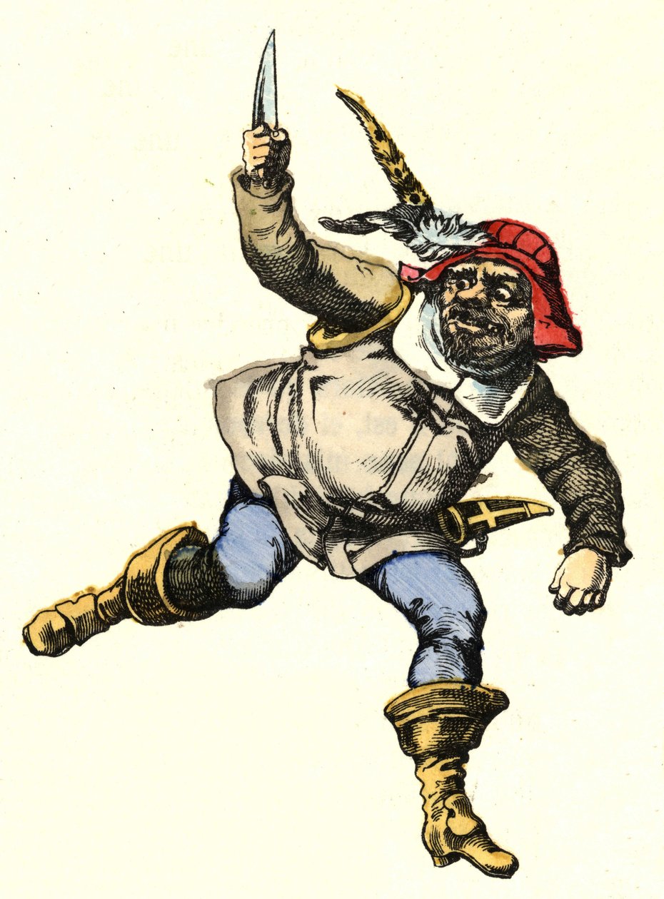 Ogre. Kuvitus Charles Perraultin tarinasta "" Le Pepetit Poucet". tekijältä Unknown artist