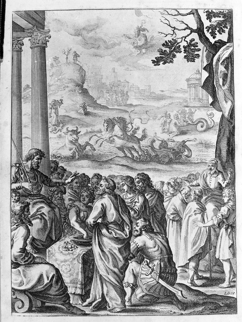 Ovidius (Ovidius) - kuvitus kirjalle 15 - (P. Ovidian Metamorphoses of the Night tekijältä Unknown artist
