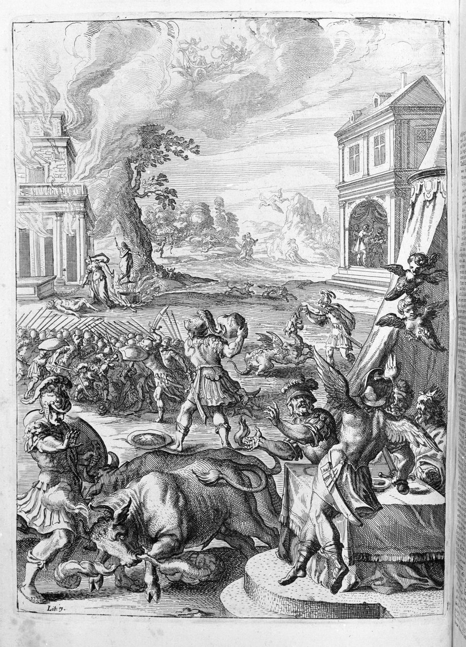 Ovidius (Ovidius) - kuvitus kirjalle 15 - (P. Ovidian Metamorphoses of the Night tekijältä Unknown artist