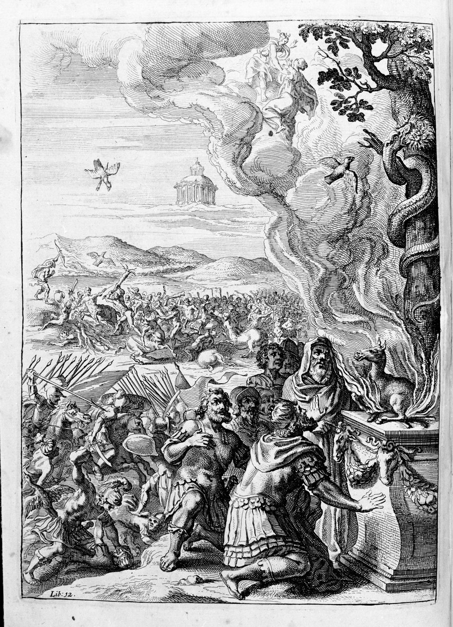 Ovidius (Ovidius) - kuvitus kirjalle 15 - (P. Ovidian Metamorphoses of the Night tekijältä Unknown artist