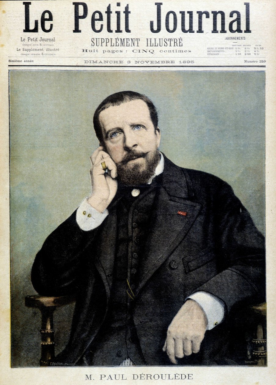 Paul Déleède - "" le Petity Journal" -julkaisussa 3.11.1895 tekijältä Unknown artist
