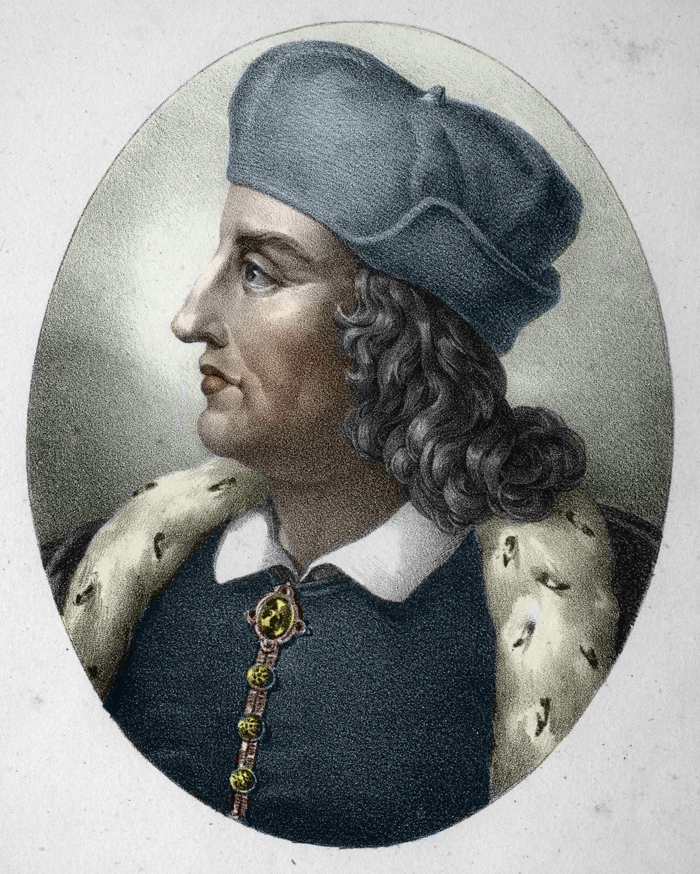 Filippus II (1165-1223), kuningas Kapetian, joka tunnetaan nimellä Augustus. (Philip Augustus). tekijältä Unknown artist