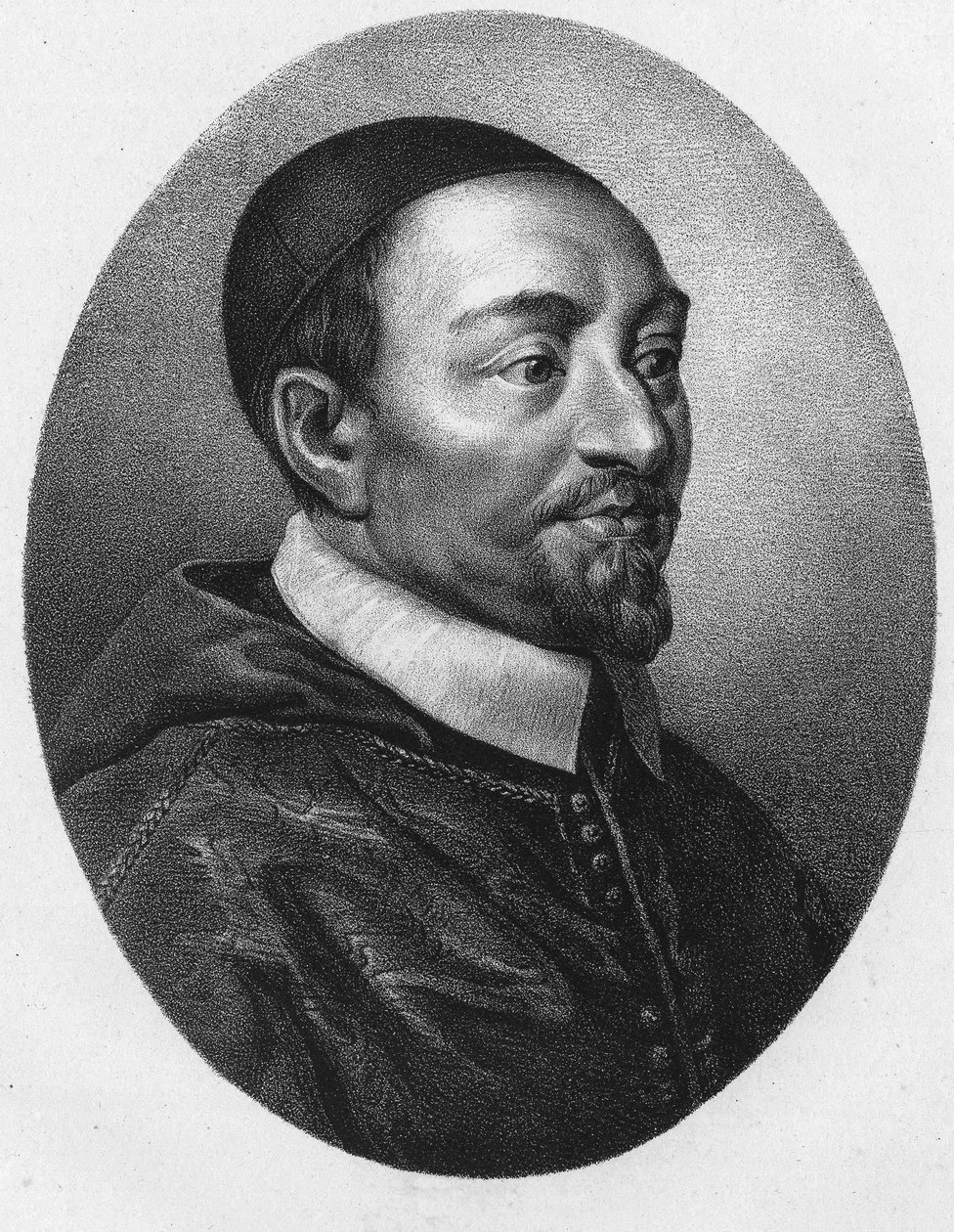 Pierre de Bérulle (1575-1629), ranskalainen kardinaali ja hengellinen kirjailija. tekijältä Unknown artist