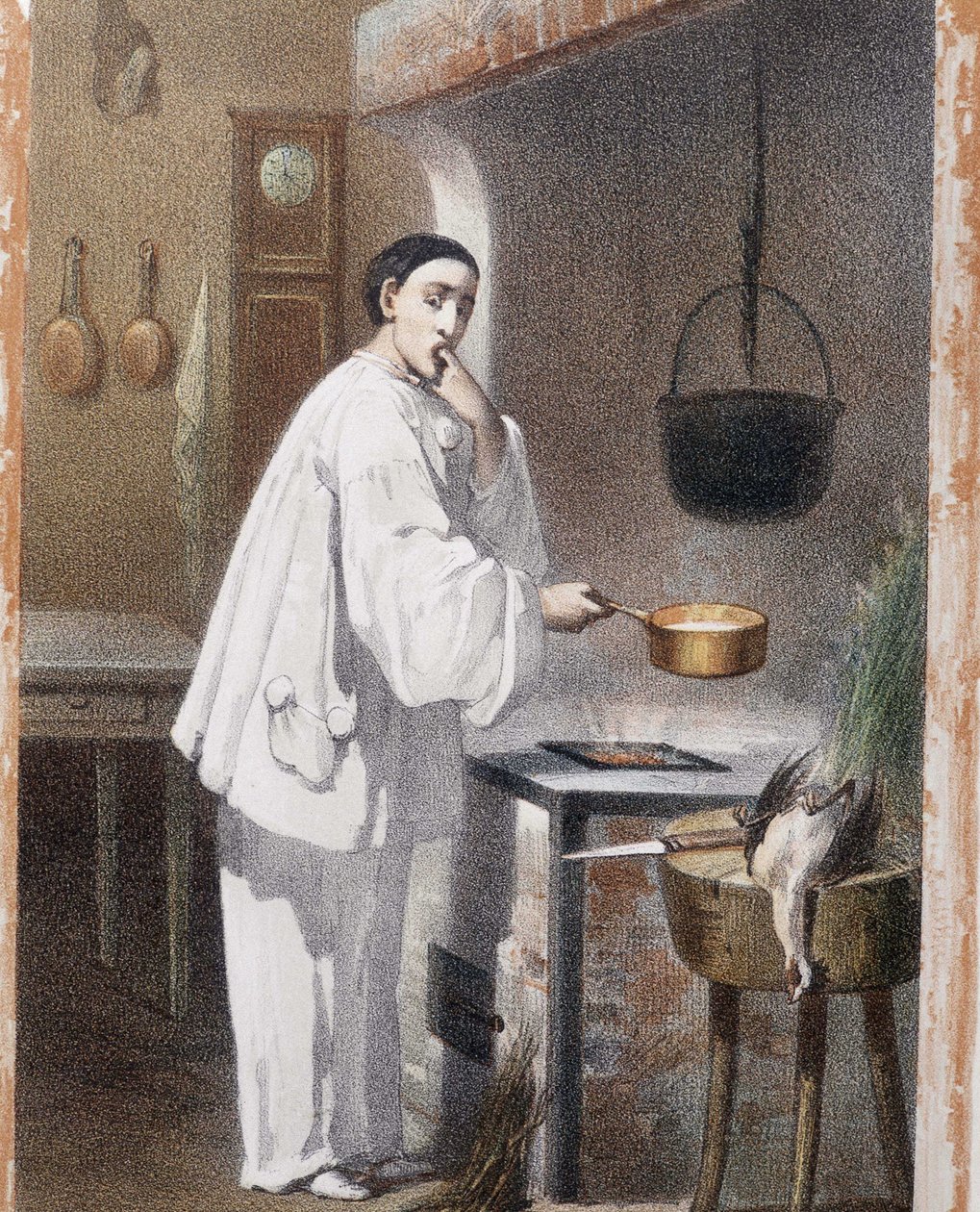 Pierrot maistuu ruuanlaitosta - n.d., 1800-luvun loppu tekijältä Unknown artist
