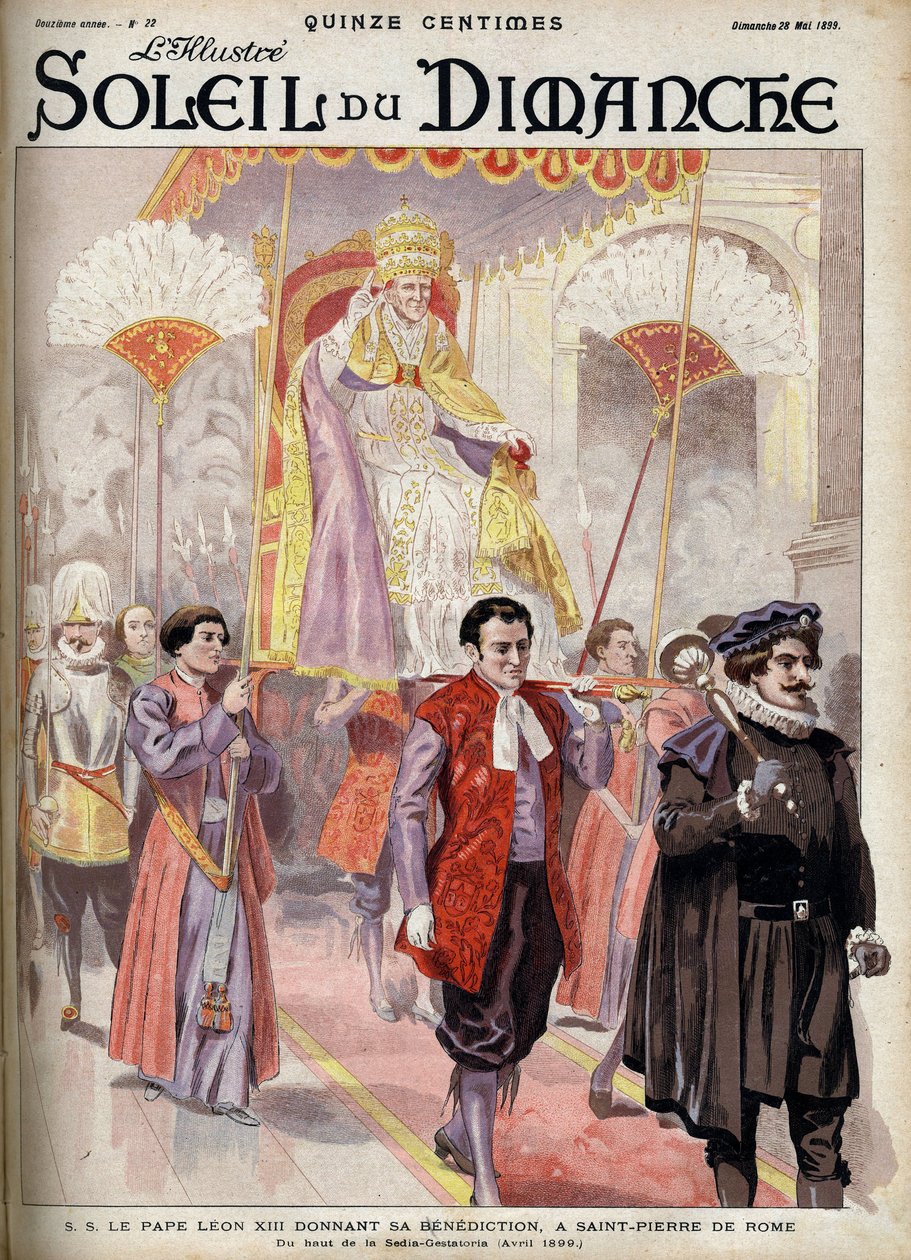 Paavi Leo XIII (Leo XIII, Gioacchino Pecci tekijältä Unknown artist