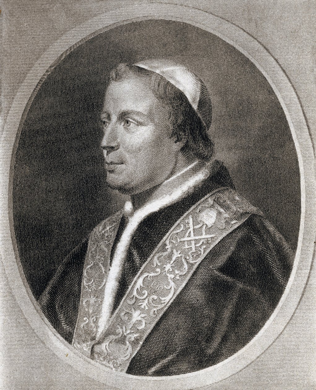 Paavi Pius Ix (kaiverrus) tekijältä Unknown artist