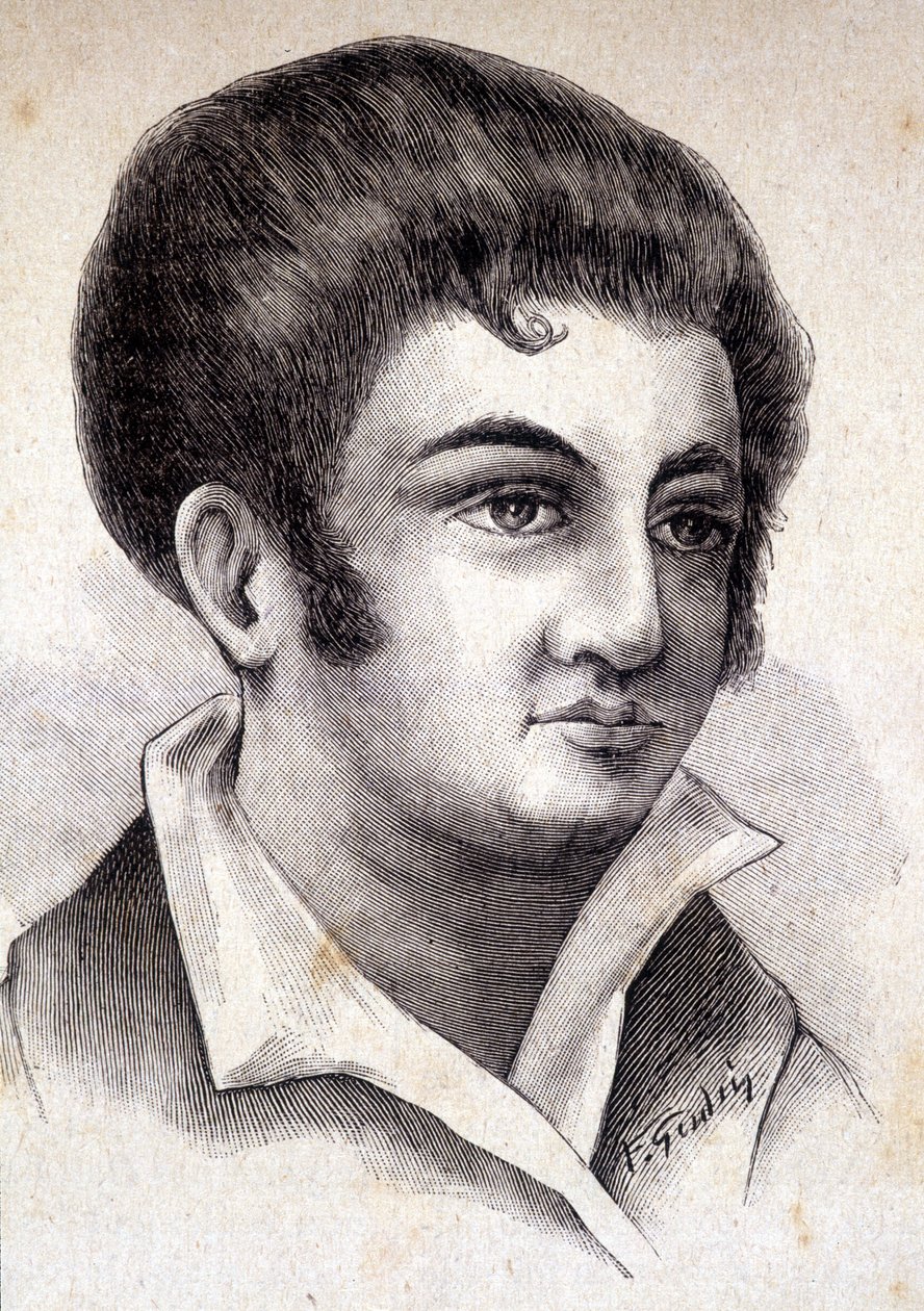 Muotokuva Jean Flévée, Napoleon I:n (1767 - 1839) intiimi kirjeenvaihtaja - "" Les Contemporains -kirjassa", n.d. 1800-luvun lopulla. tekijältä Unknown artist