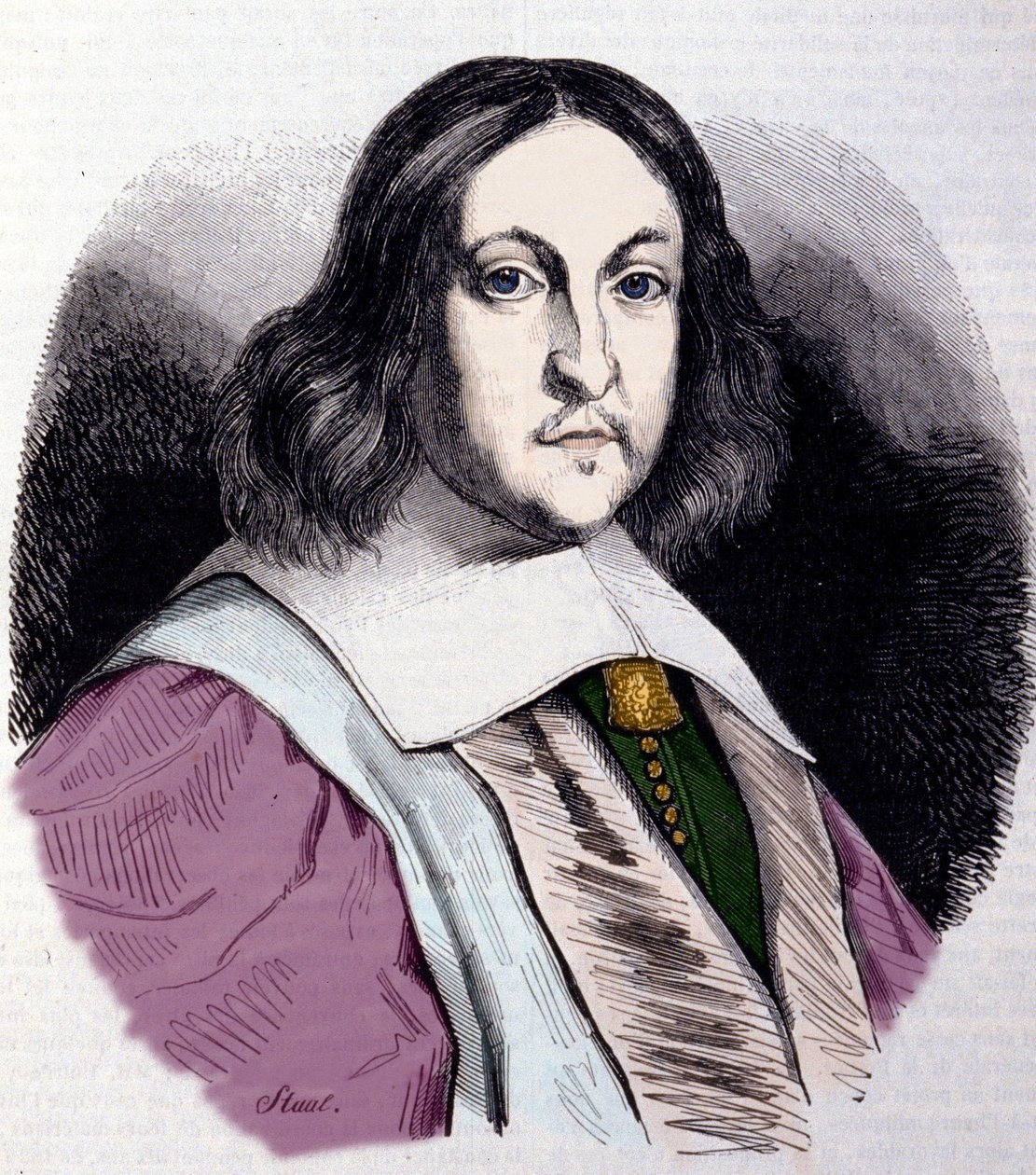 Muotokuva Pierre de Fermat (1601-1665), ranskalainen matemaatikko. tekijältä Unknown artist