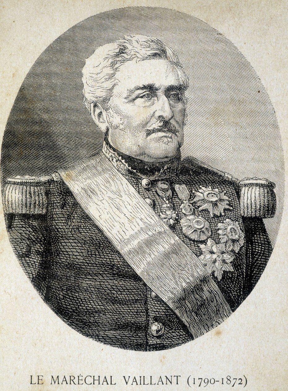 Muotokuva marsalkka Vaillantista (1790 - 1872) - elokuvassa "" Les Contemporains"", n.d. 1800-luvun lopulla. tekijältä Unknown artist