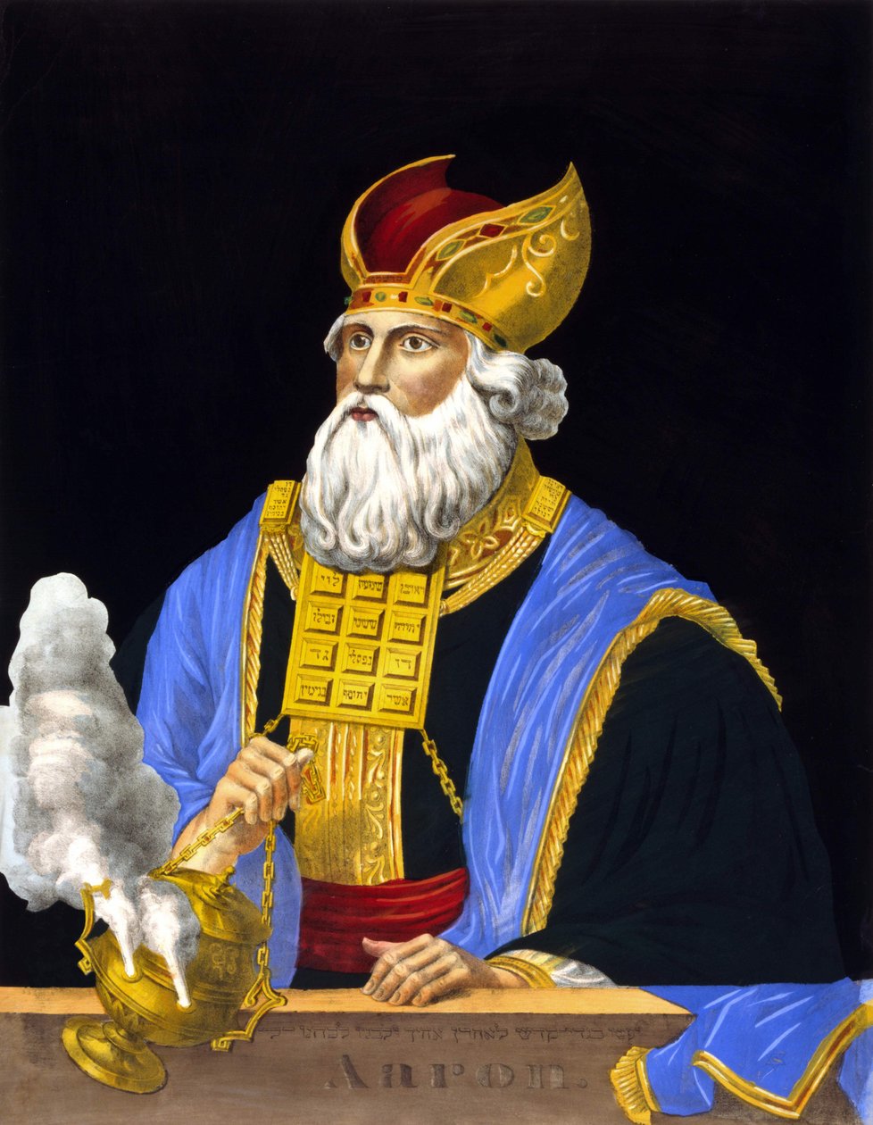 Aaronin, Mooseksen veljen, muotokuva. tekijältä Unknown artist