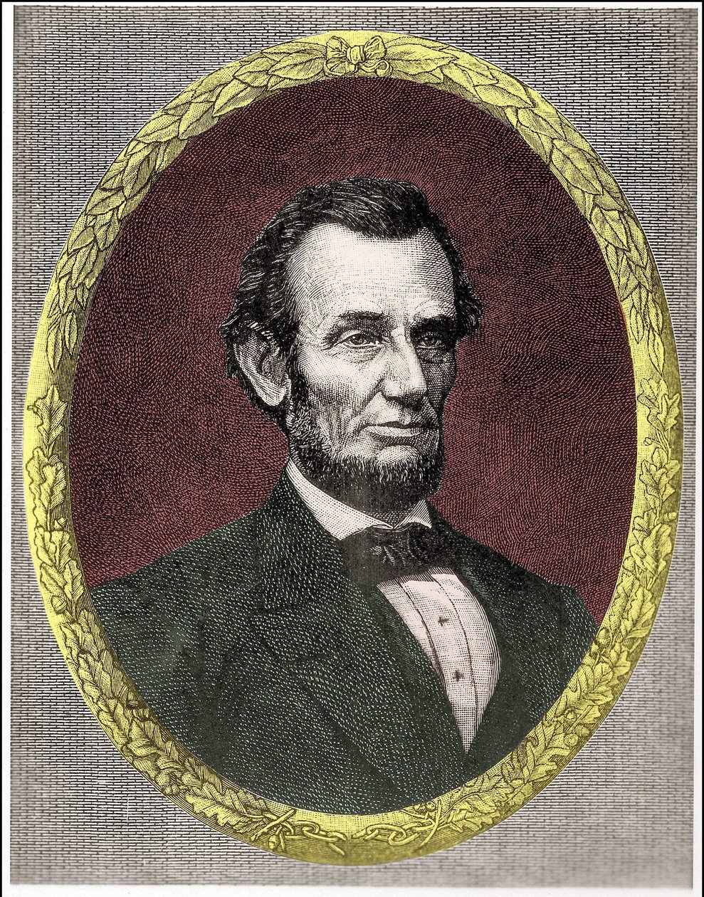 Muotokuva Abraham Lincolnista (1809 - 1865), 16. Yhdysvaltain presidentti (1861 - 1865) tekijältä Unknown artist