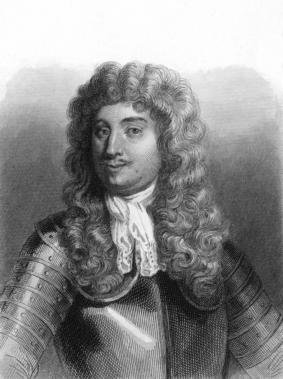 Muotokuva Abrahamista, Marquis Duquesnesta (1610 - 1688), ranskalaisesta merimiehestä - Lavalléen teoksessa "Histoire des Français", kaiverrus, sd. tekijältä Unknown artist