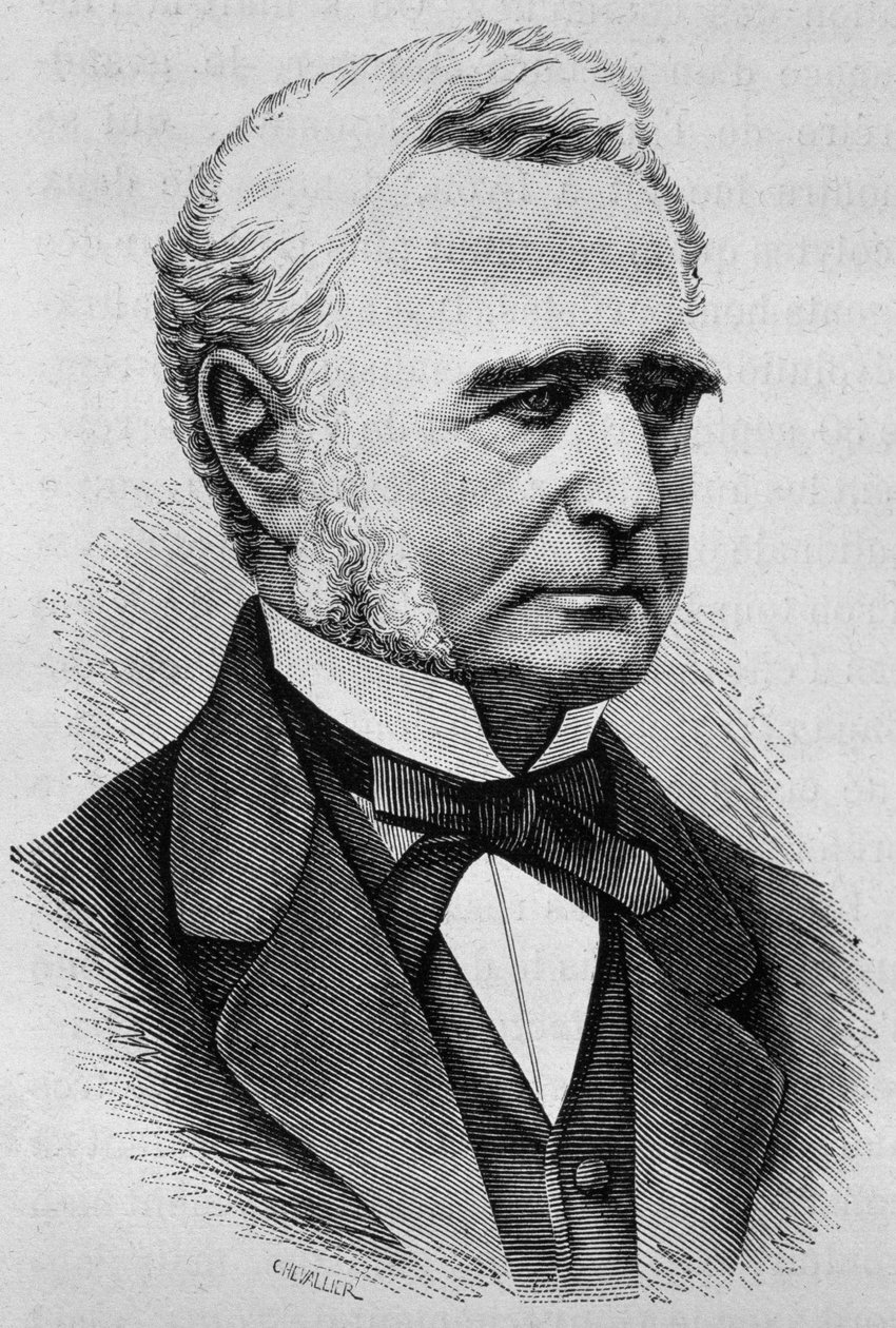 Amiraali Fourichonin muotokuva. 1800-luvun kaiverrus. tekijältä Unknown artist