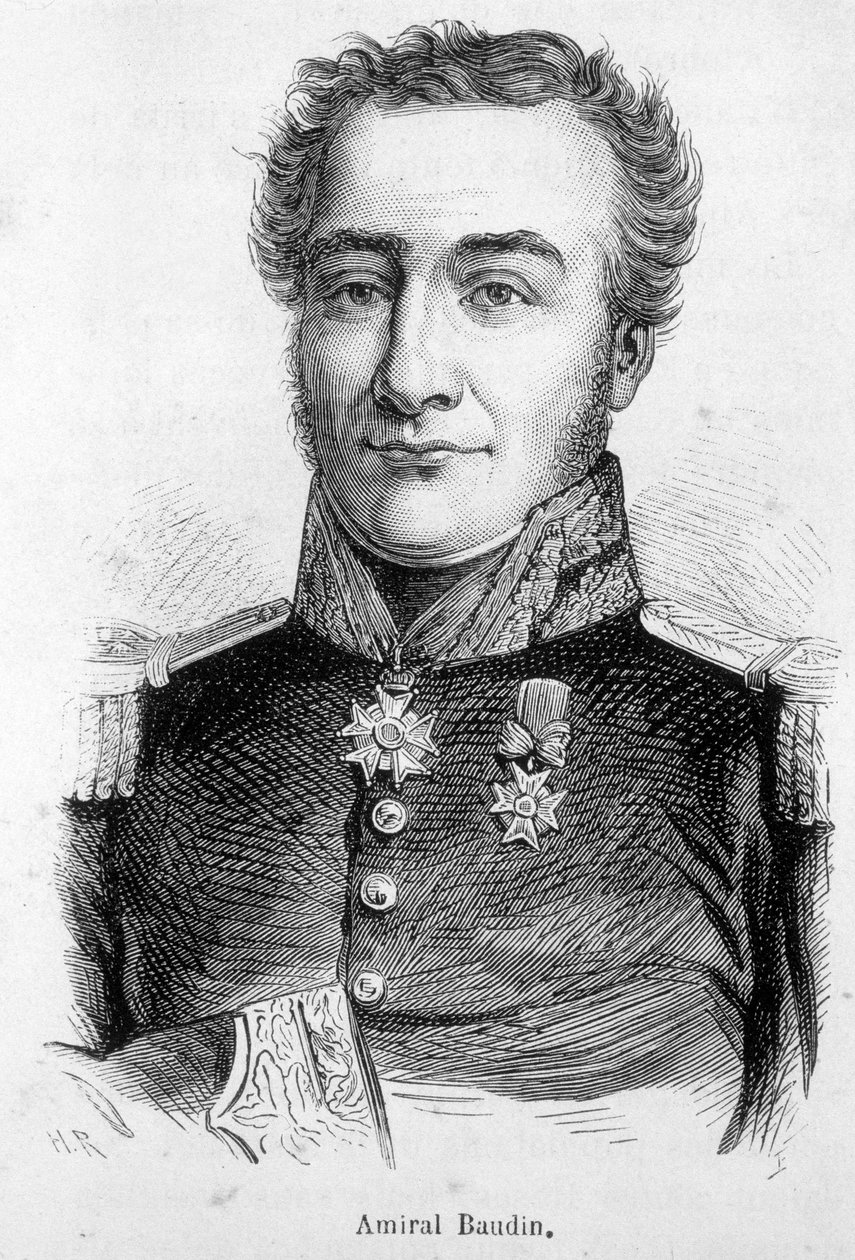 Muotokuva amiraali Nicolas Baudinista (1750-1803), ranskalaisesta merimiehestä ja tutkimusmatkailijasta. tekijältä Unknown artist