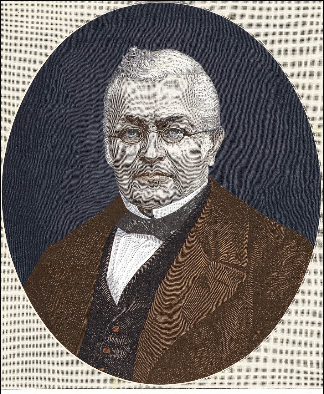 Adolphe Thiersin (1797 - 1877) muotokuva - väriprintti tekijältä Unknown artist