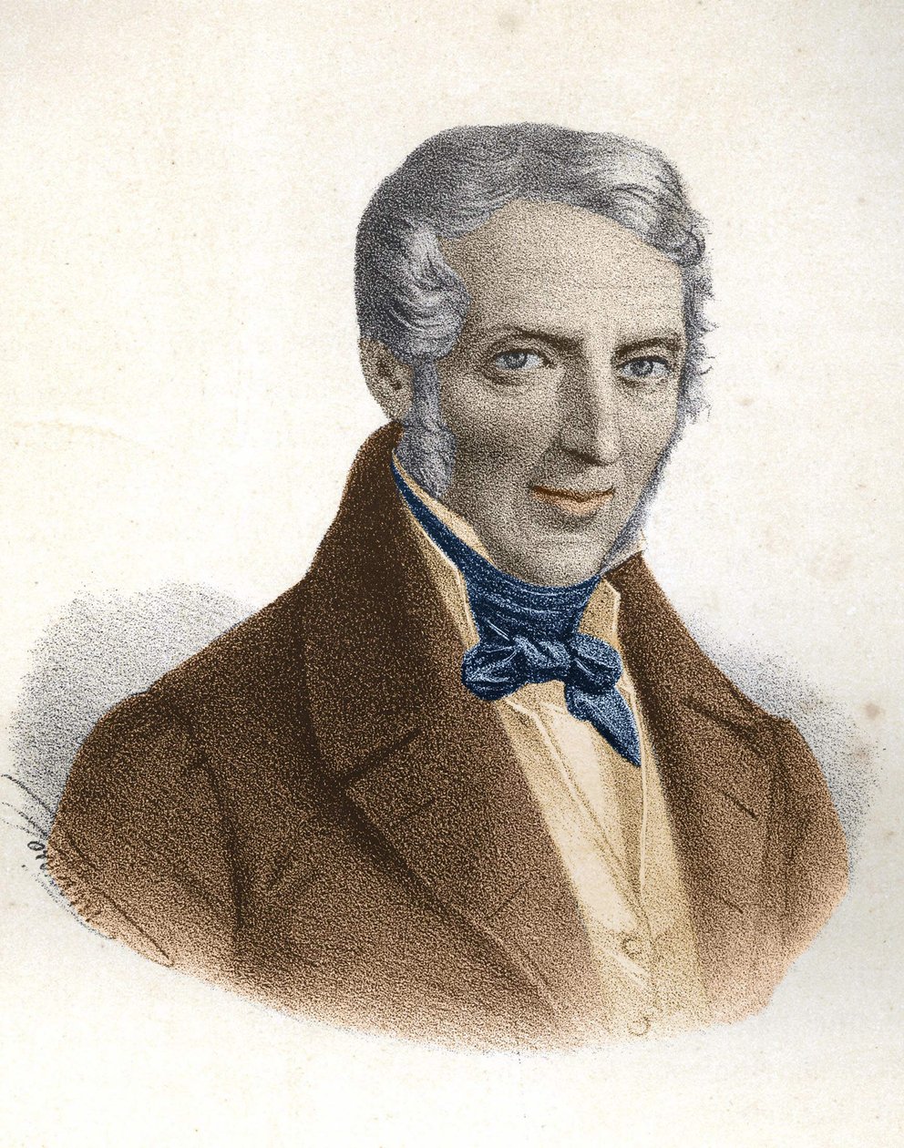 Alessandro Manzonin muotokuva, italialainen kirjailija (1785 - 1873) tekijältä Unknown artist