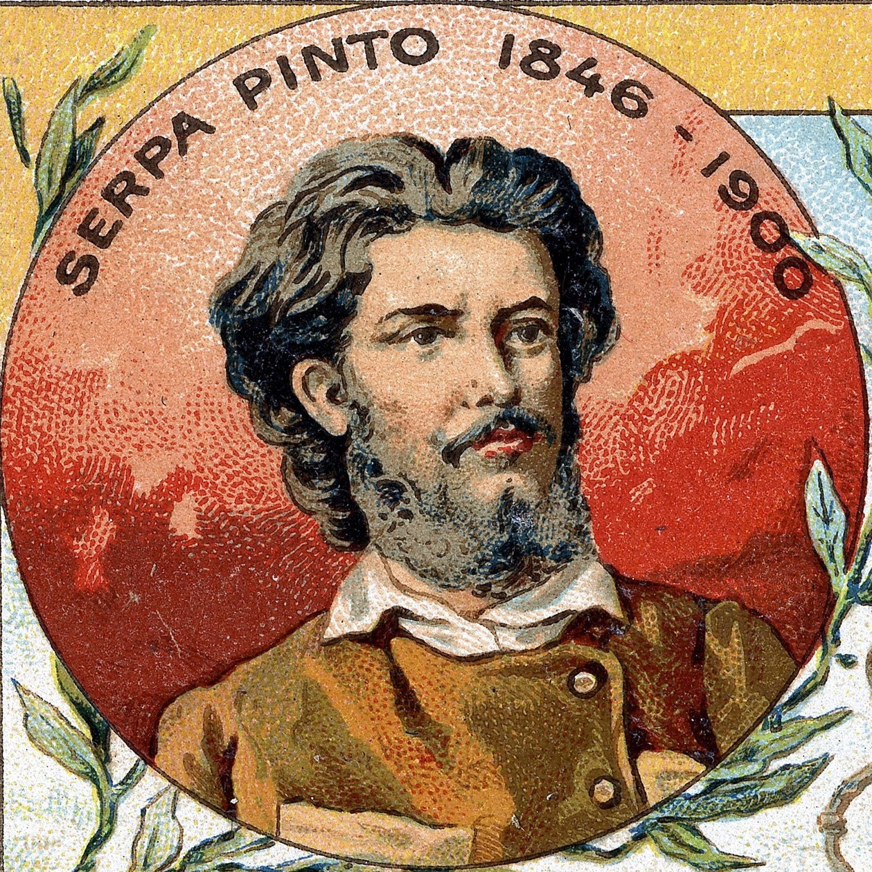 Alexander Alberto da Rocha Serpa Pinton muotokuva. Portugalin tutkimusmatkailija (1846-1900). tekijältä Unknown artist
