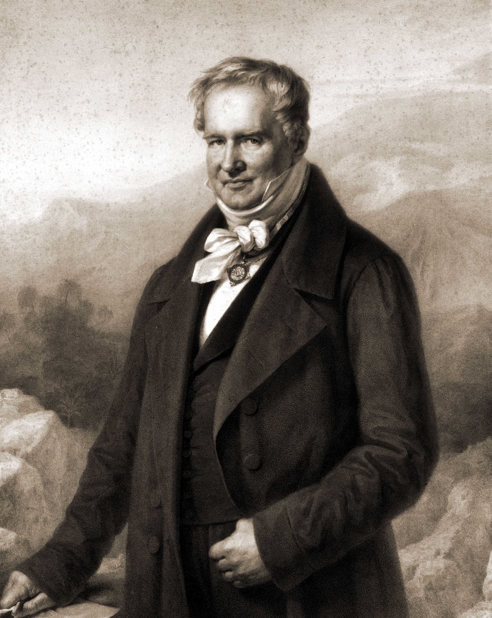 Muotokuva Alexander Von Humboldtista (Aleksanteri Humboldt tekijältä Unknown artist