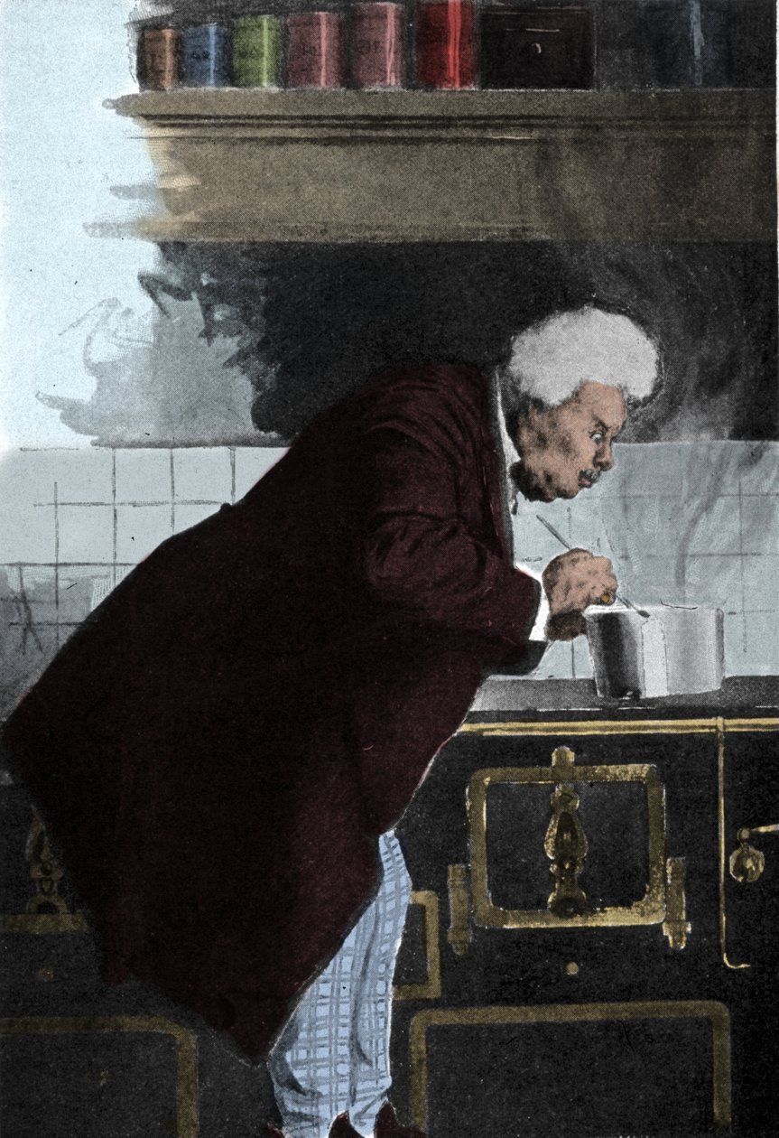 Alexandre Dumas Peren (1802 - 1870) muotokuva uuneissa. tekijältä Unknown artist