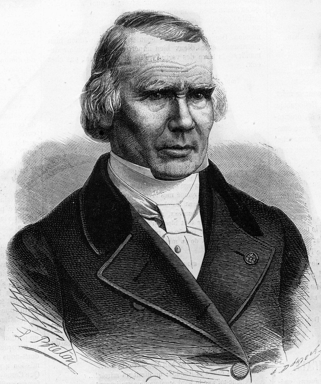 Alfred Louis Marie Velpeaun (1795 - 1867), ranskalaisen kirurgin muotokuva. tekijältä Unknown artist