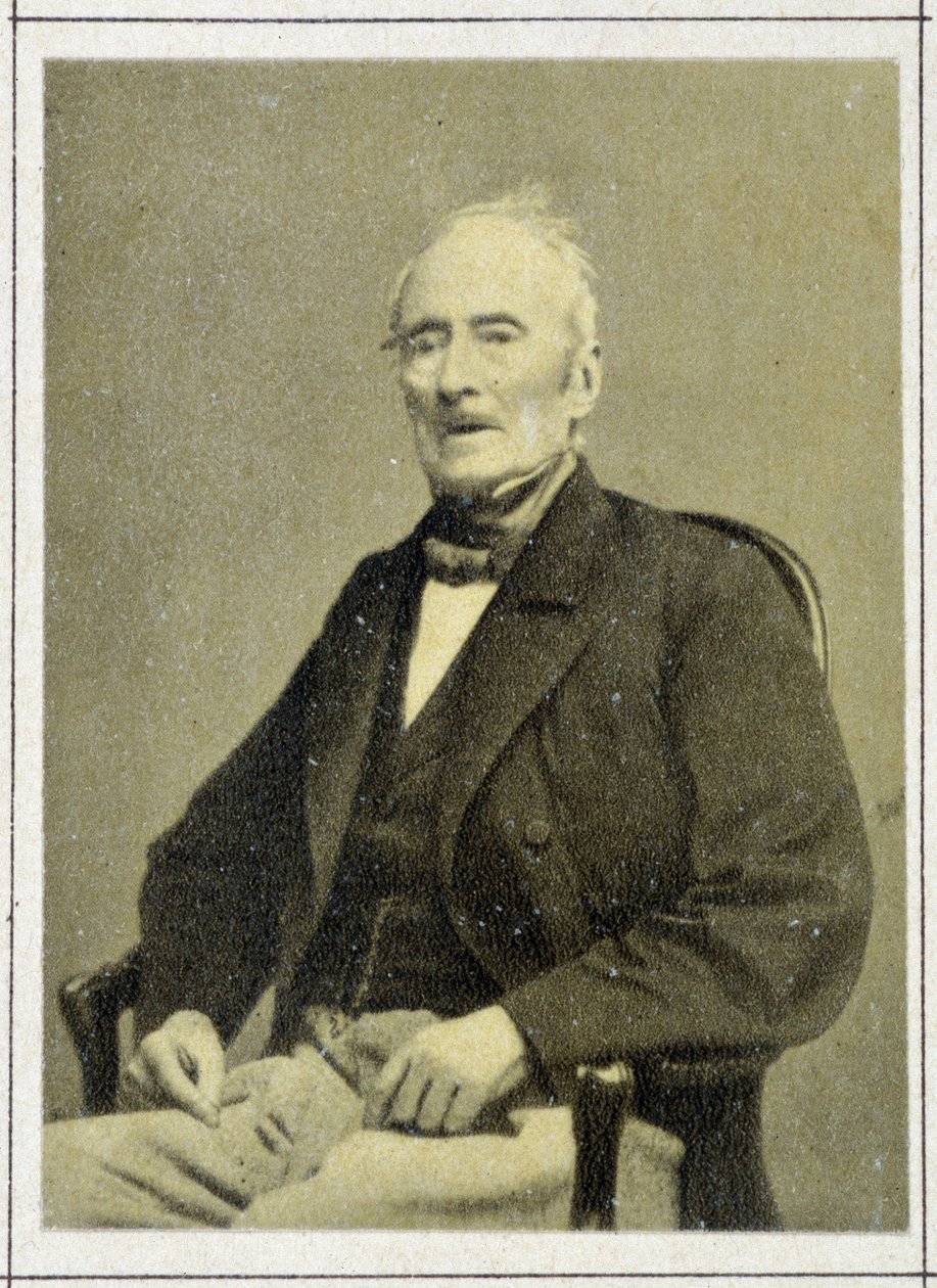 Alphonse de Lamartinen (1790 - 1869) muotokuva vuonna 1867 tekijältä Unknown artist
