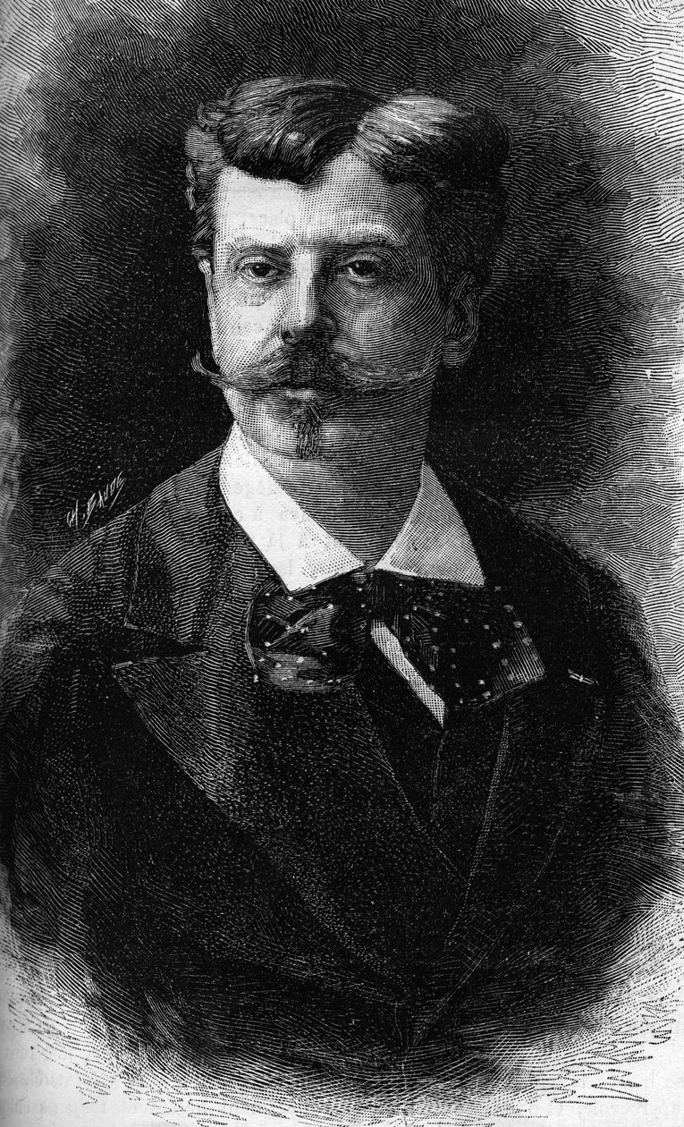 Ranskalaisen taidemaalarin Alphonse de Neuvillen muotokuva. (1835-1885) tekijältä Unknown artist