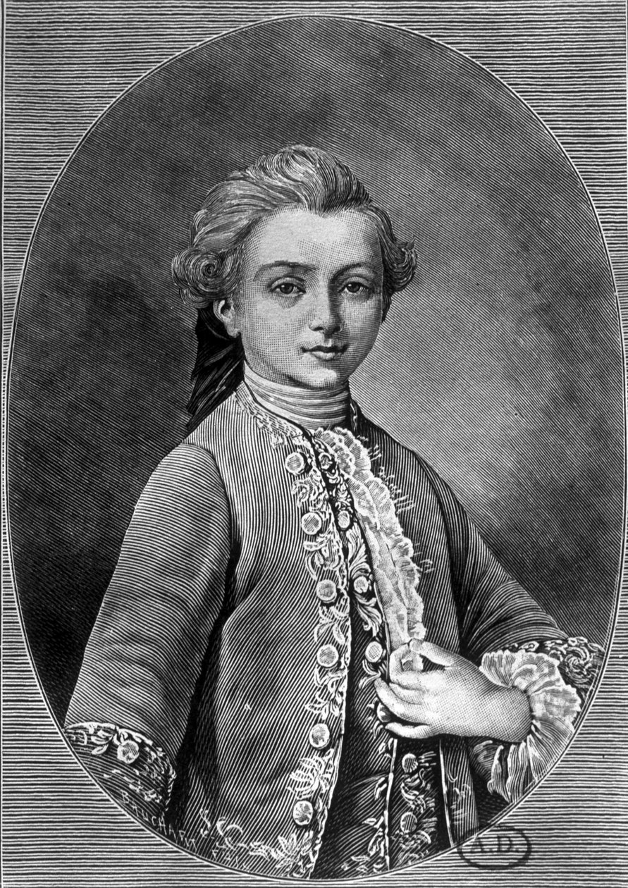 André Chenierin muotokuva. tekijältä Unknown artist