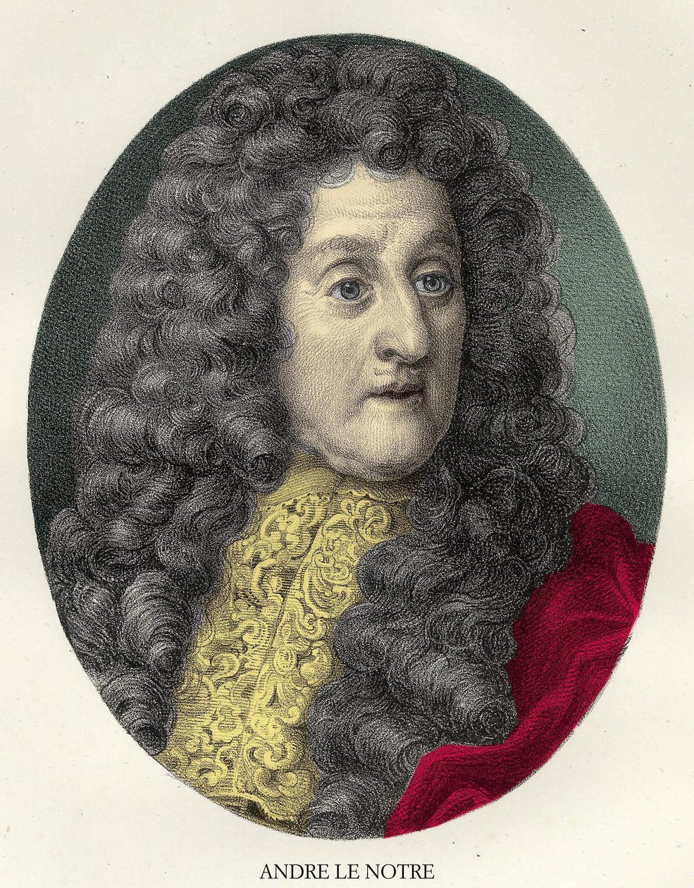 André Le Nôtren muotokuva (Lenotre tekijältä Unknown artist