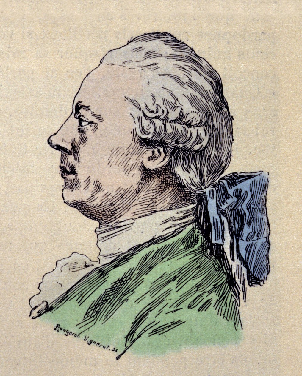 Andre Danicanin (André-Danican) PHILIDOrin muotokuva tekijältä Unknown artist