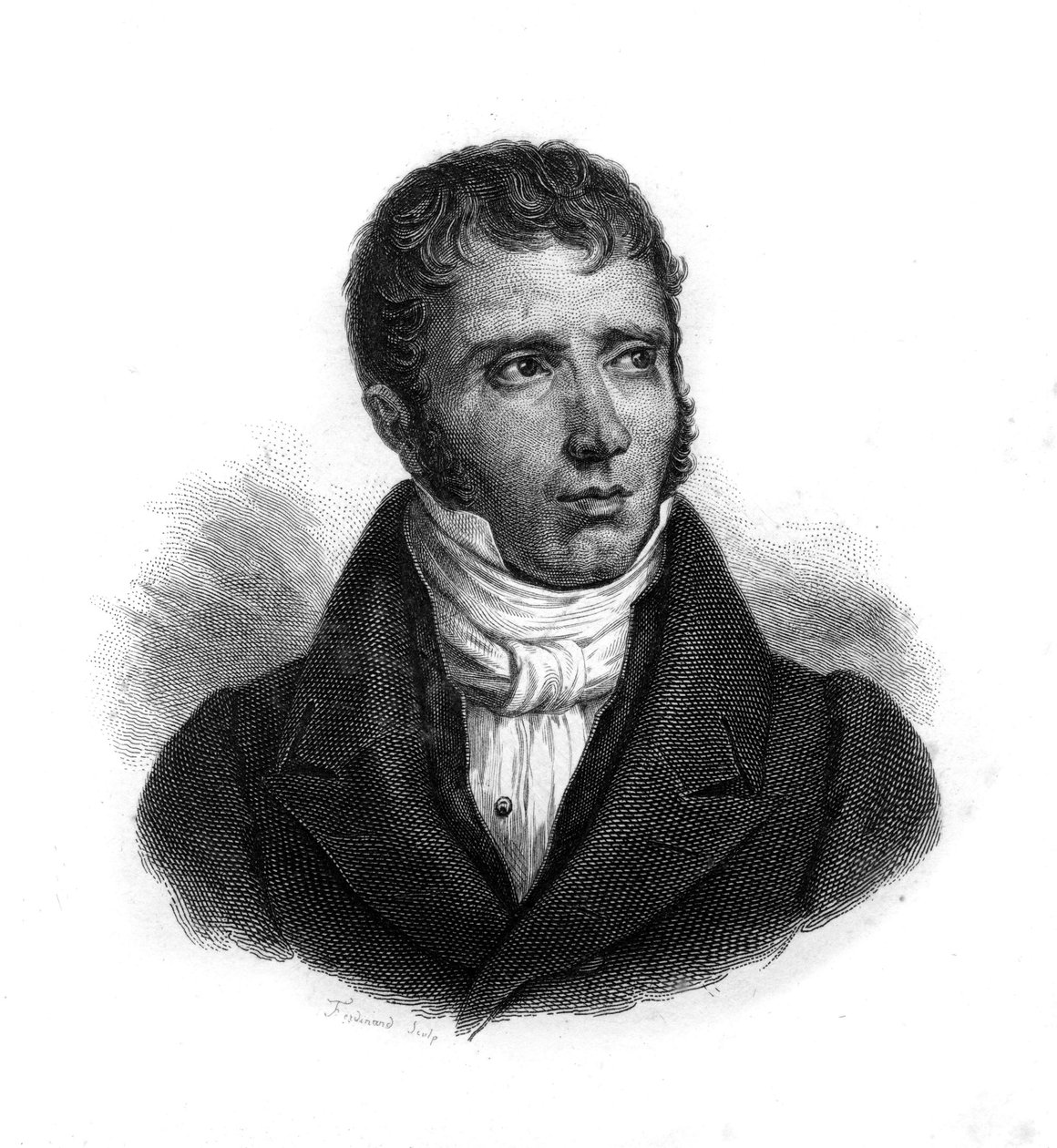 Andre Marie Jean Jacques (Jean-Jacques) Dupin (1783-1865) (Dupin aine), ranskalaisen tuomarin ja poliitikon muotokuva, kaiverrus 1800-luvulta tekijältä Unknown artist