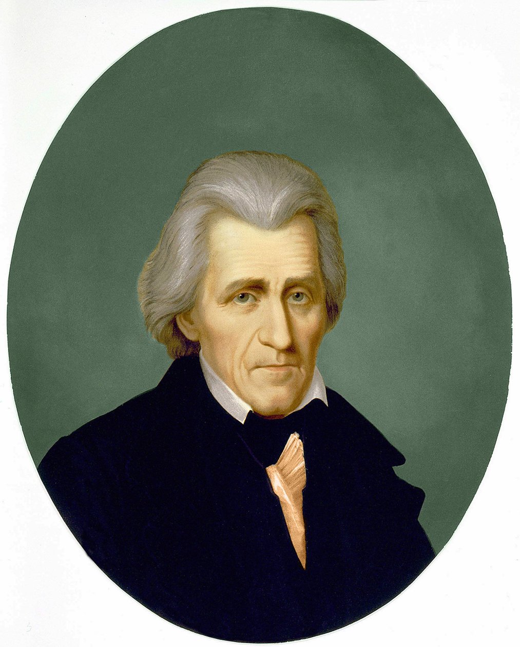 Andrew Jacksonin muotokuva. 1800-luvun kaiverrus. tekijältä Unknown artist