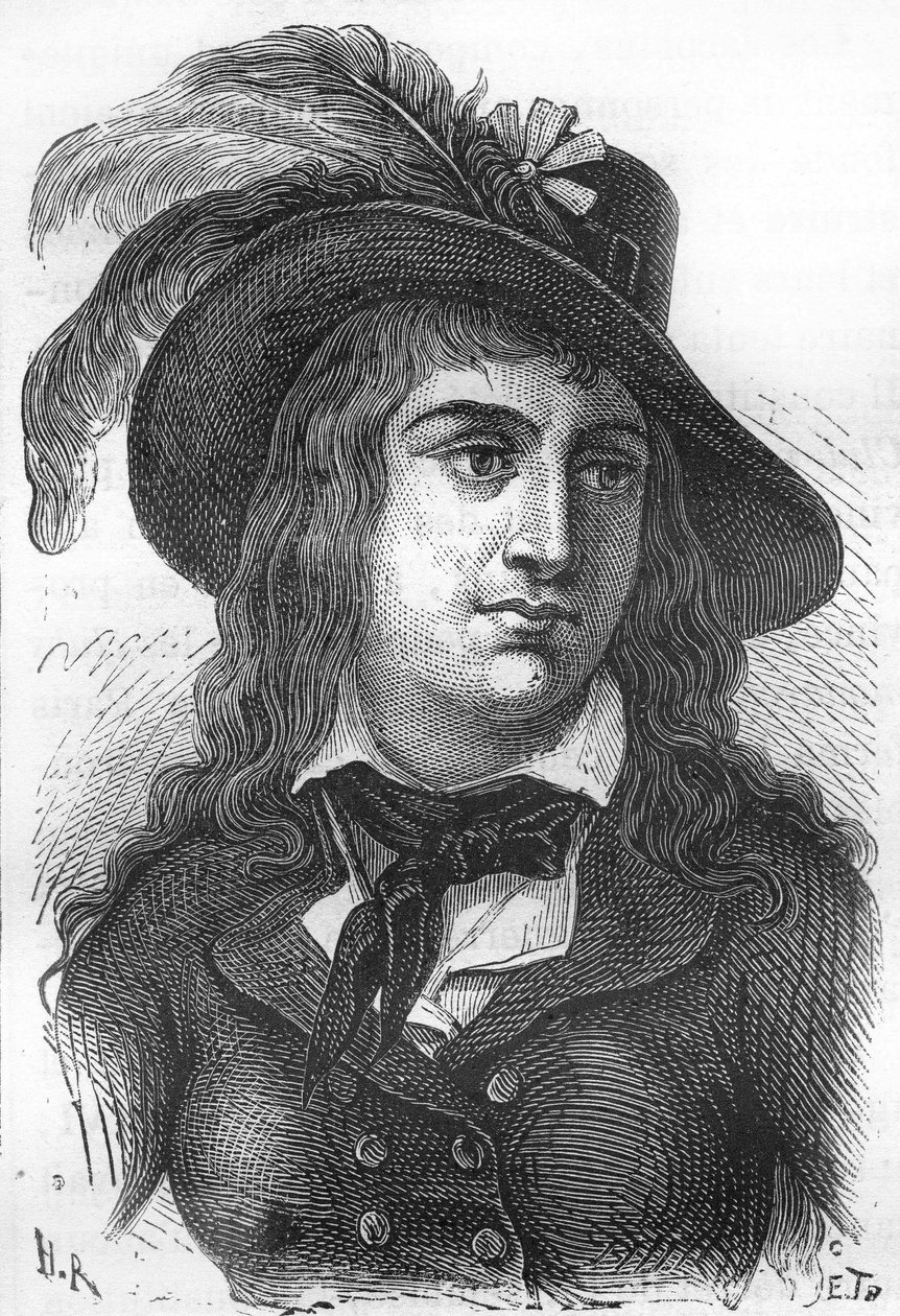 Muotokuva Anne Josephe Terwagnesta, joka tunnetaan nimellä Théroigne de Méricourt (1762-1817), Ranskan vallankumouksellinen. tekijältä Unknown artist