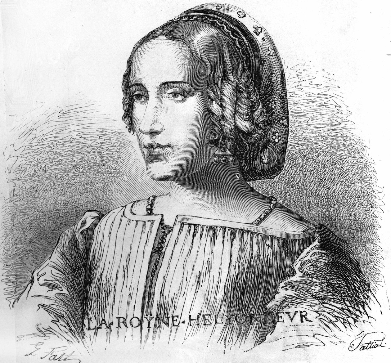 Anne de Boleynin muotokuva (Anna tai Ann Bolin ja Anne Bullen tekijältä Unknown artist