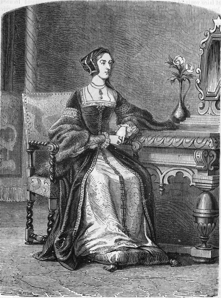 Anne de Boleynin muotokuva (Anna tai Ann Bolin ja Anne Bullen tekijältä Unknown artist