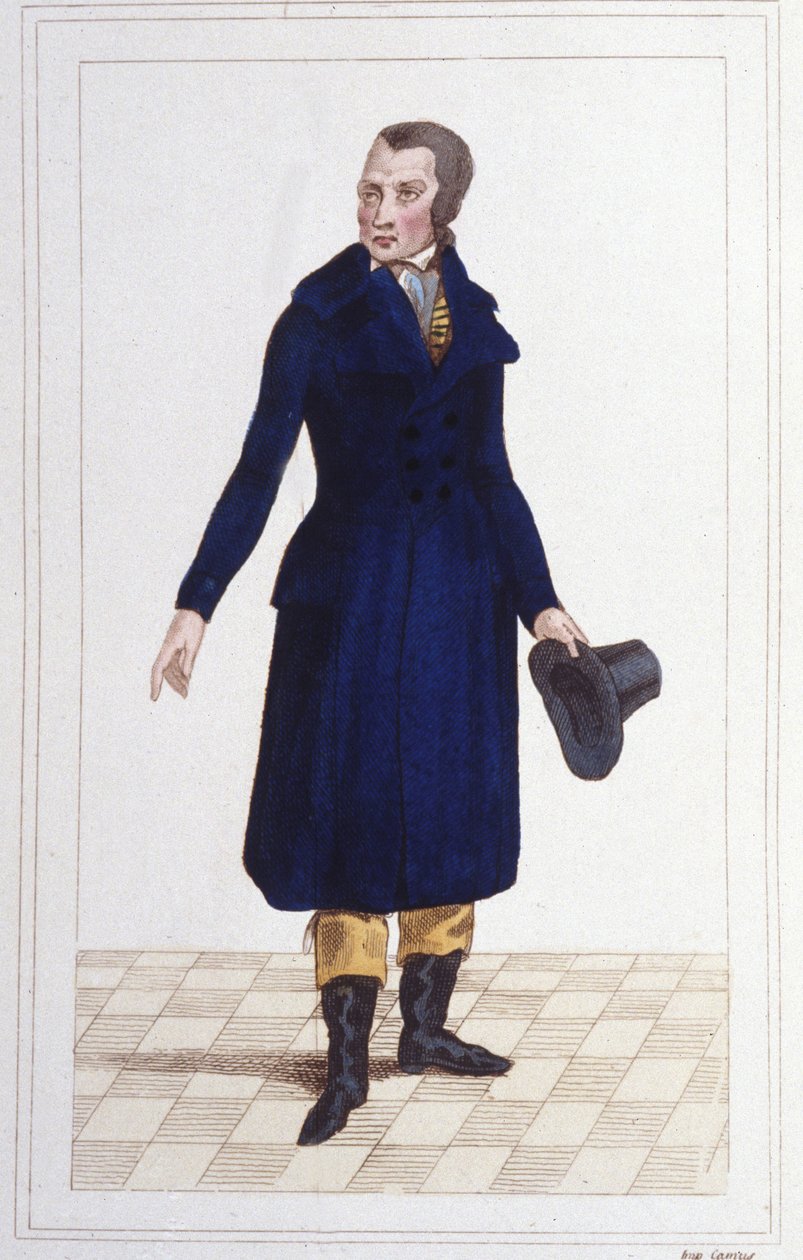 Antoine Quentin Fouquier Tinvillen (1746 - 1795), ranskalaisen tuomarin ja poliitikon muotokuva, kaiverrus 1830 tekijältä Unknown artist